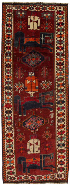 Bakhtiari - Qashqai Persian Carpet 398x145