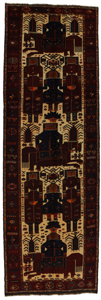 Bakhtiari - Qashqai Persian Carpet 453x146