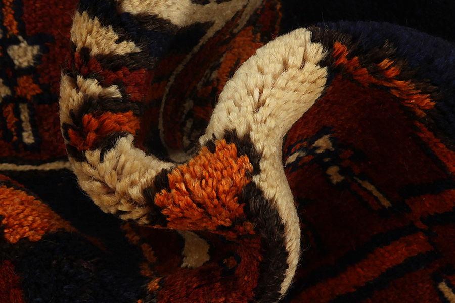 Bakhtiari - Qashqai Persian Carpet 404x147 - Picture 6
