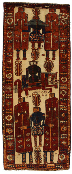 Bakhtiari - Qashqai Persian Carpet 343x137