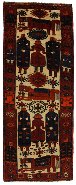 Bakhtiari - Qashqai Persian Carpet 410x163