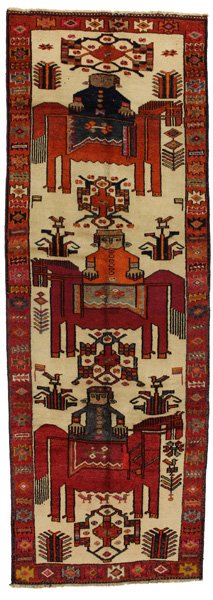 Bakhtiari - Qashqai Persian Carpet 360x123