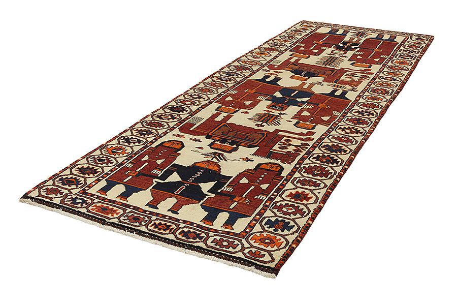 Bakhtiari - Lori Persian Carpet 418x146 - Picture 2