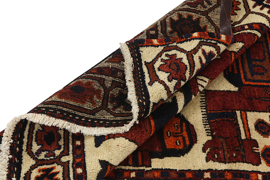 Bakhtiari - Lori Persian Carpet 418x146 - Picture 4