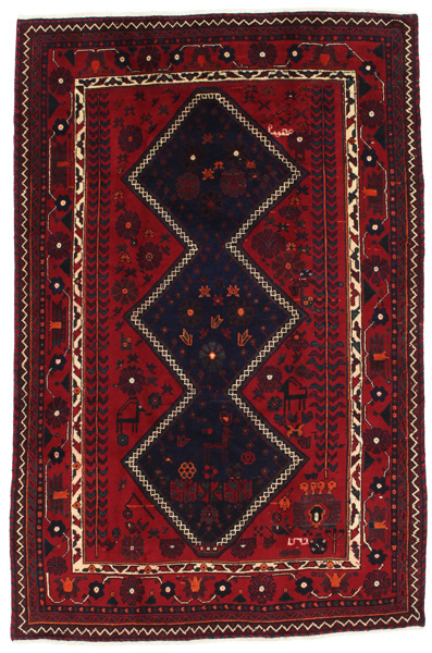 Afshar - Sirjan Persian Carpet 238x158