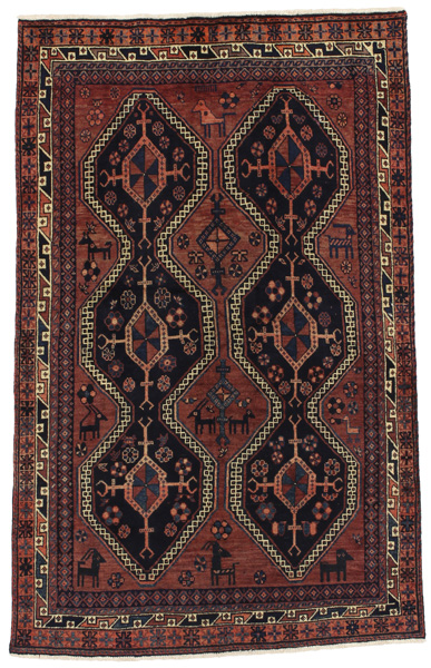 Afshar - Sirjan Persian Carpet 213x136