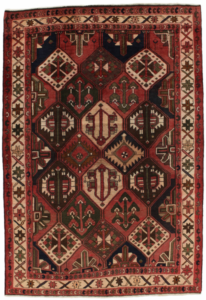 Bakhtiari Persian Carpet 230x158