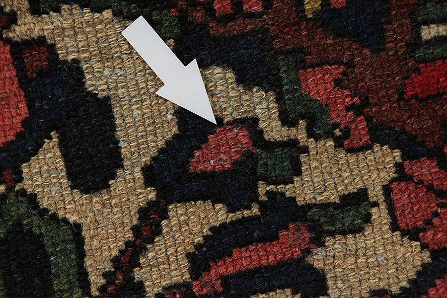Bakhtiari - old Persian Carpet 397x345 - Picture 8