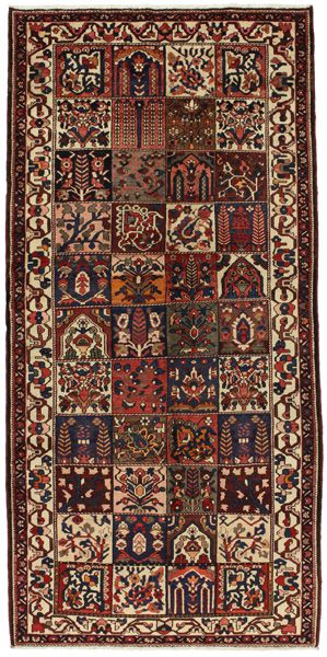 Bakhtiari - Garden Persian Carpet 334x162