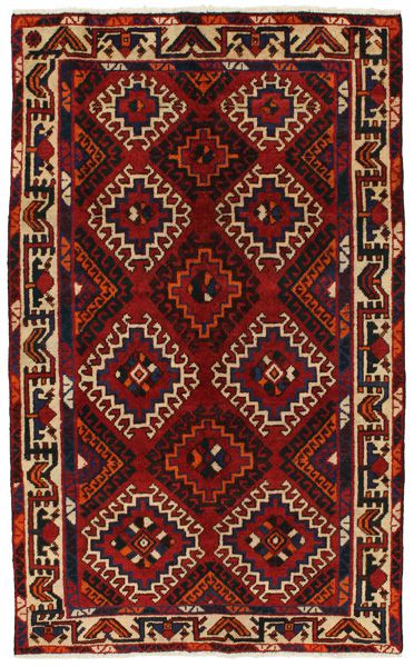 Bakhtiari - old Persian Carpet 220x133