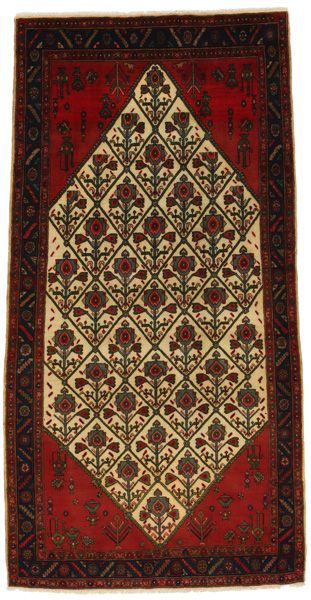 Bijar - Kurdi Persian Carpet 306x153