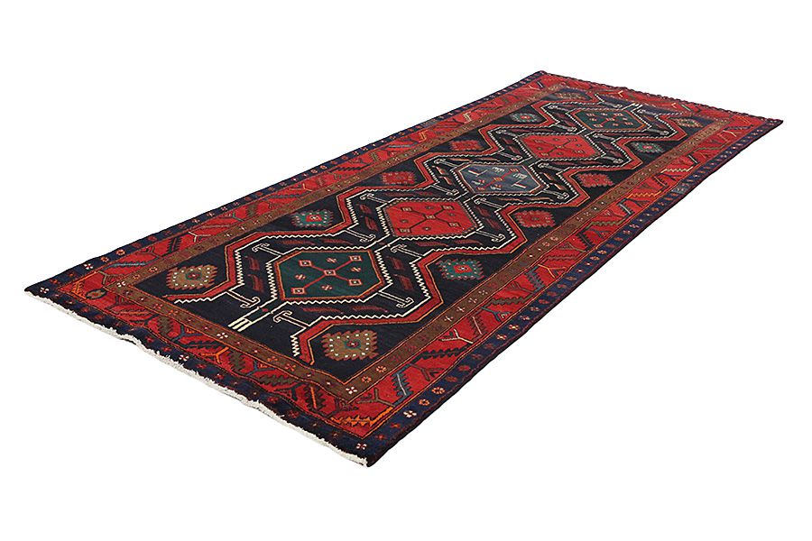 Enjelas - Hamadan Persian Carpet 350x150 - Picture 2