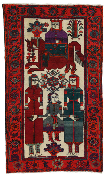 Bakhtiari - Qashqai Persian Carpet 220x130