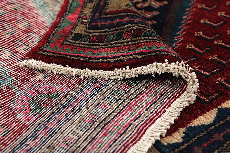 Enjelas - Hamadan Persian Carpet 298x108 - Picture 4