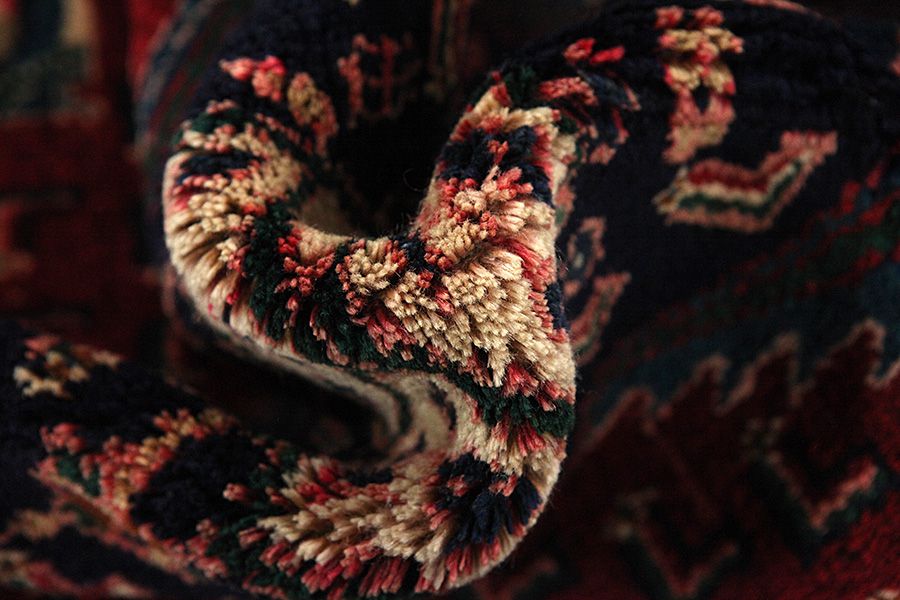 Enjelas - Hamadan Persian Carpet 298x108 - Picture 6