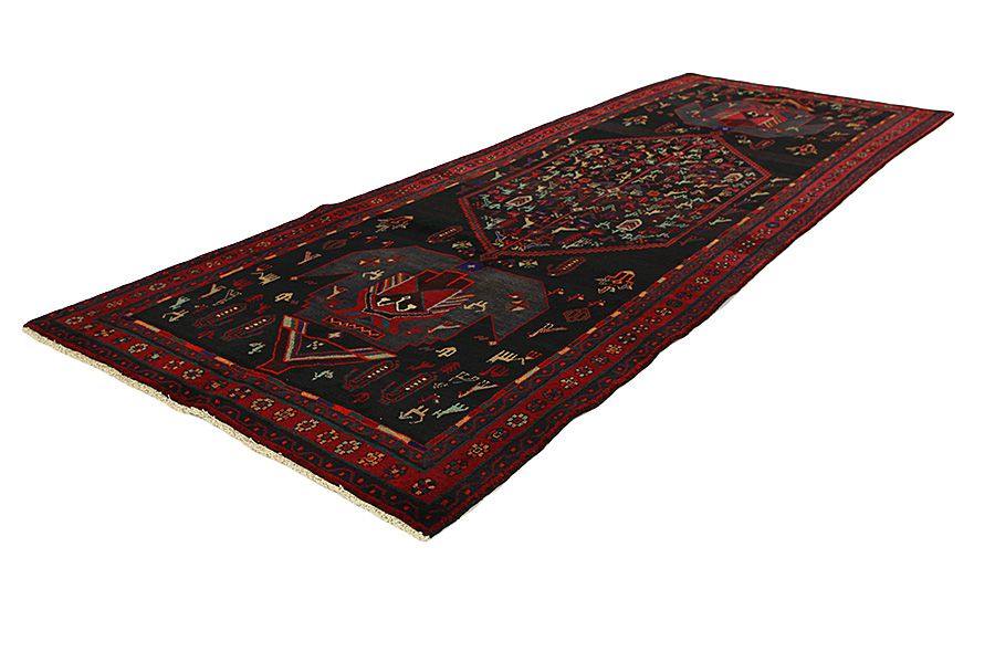 Koliai - Kurdi Persian Carpet 408x147 - Picture 2