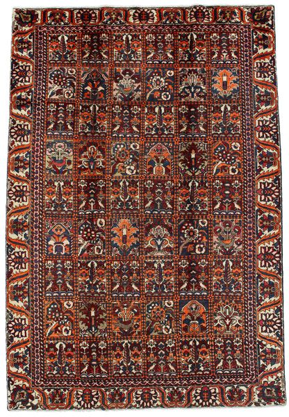 Bakhtiari Persian Carpet 300x205