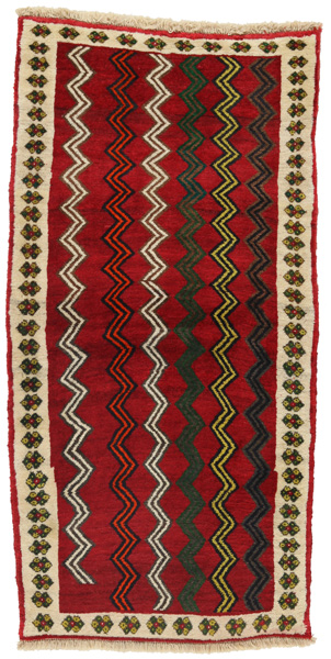Gabbeh - Lori Persian Carpet 157x80
