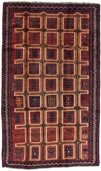 Gabbeh - Bakhtiari Persian Carpet 230x139