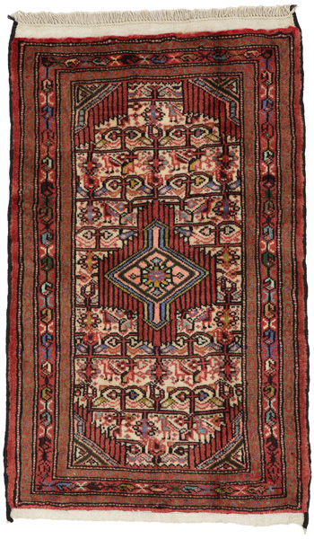 Enjelas - Hamadan Persian Carpet 100x63