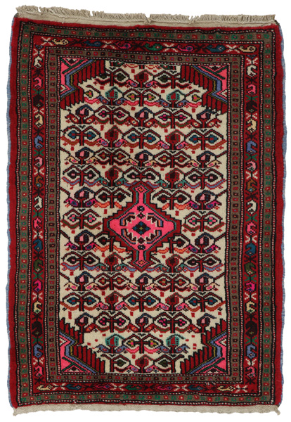 Enjelas - Hamadan Persian Carpet 92x67