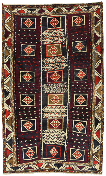 Gabbeh - Qashqai Persian Carpet 225x134
