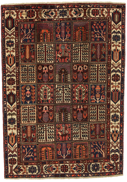 Bakhtiari Persian Carpet 205x145