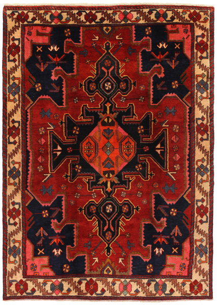 Bakhtiari Persian Carpet 220x158