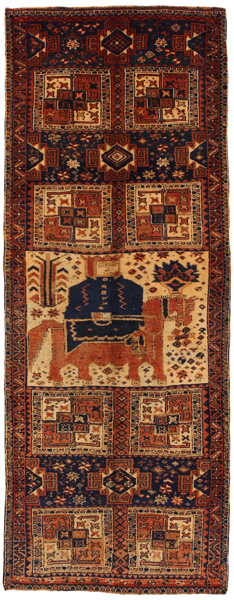Bakhtiari - Lori Persian Carpet 333x130