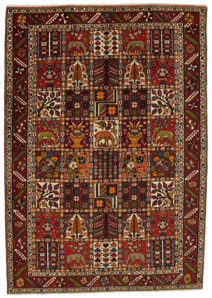Bakhtiari Persian Carpet 292x204