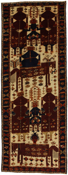 Bakhtiari - Qashqai Persian Carpet 431x163