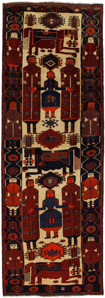 Bakhtiari - Qashqai Persian Carpet 441x154