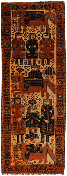 Bakhtiari - Qashqai Persian Carpet 355x132