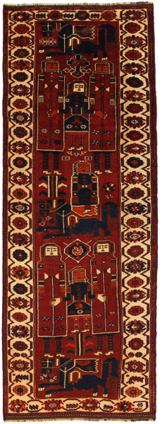 Bakhtiari - Qashqai Persian Carpet 380x140
