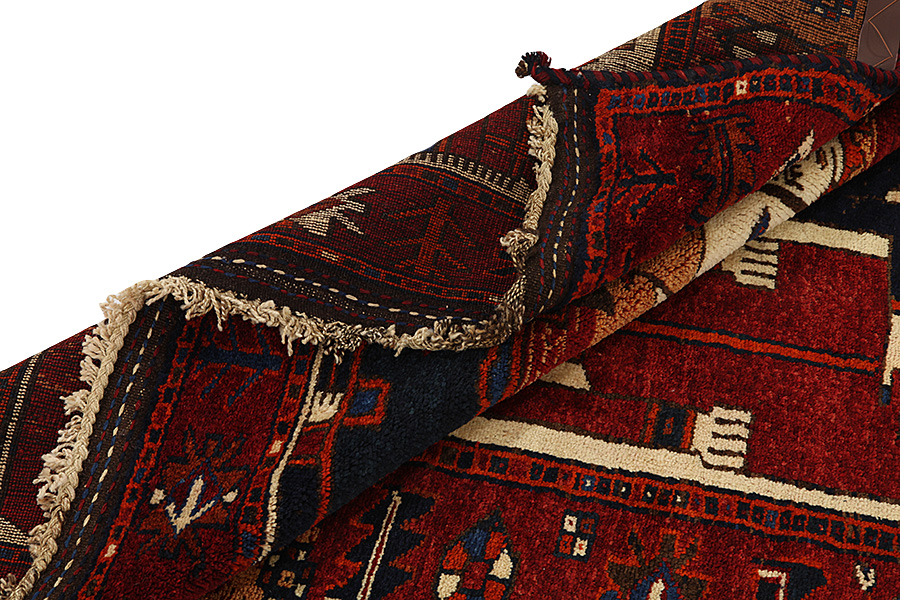Bakhtiari - Qashqai Persian Carpet 401x139 - Picture 4
