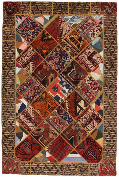 Patchwork Persian Carpet 256x168