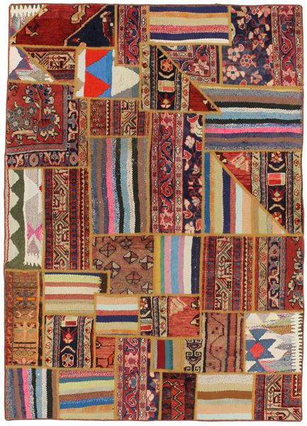 Patchwork Persian Carpet 209x149