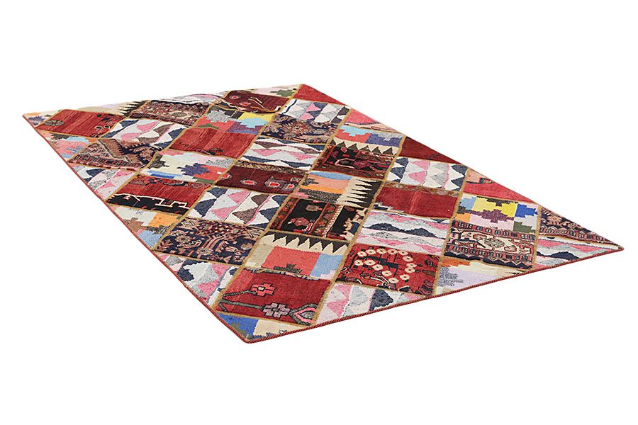 Patchwork Persian Carpet 216x148 - Picture 1