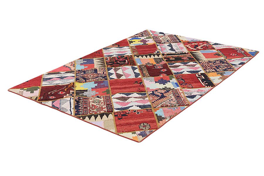Patchwork Persian Carpet 216x148 - Picture 2