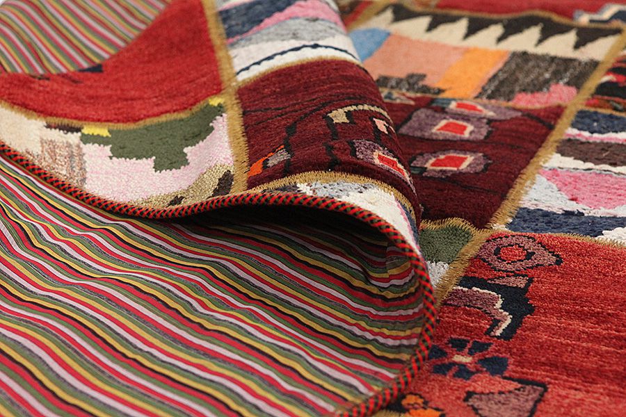 Patchwork Persian Carpet 216x148 - Picture 3