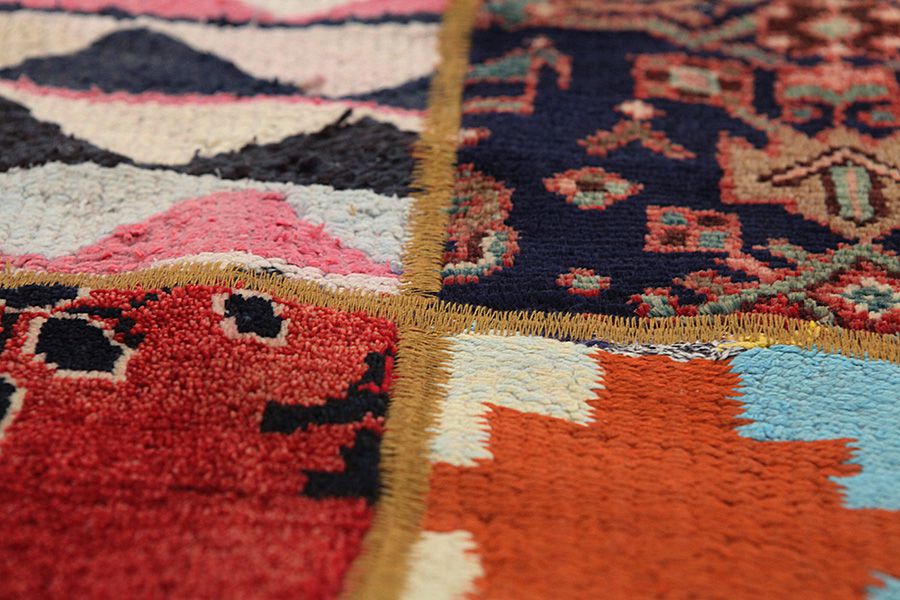 Patchwork Persian Carpet 216x148 - Picture 7