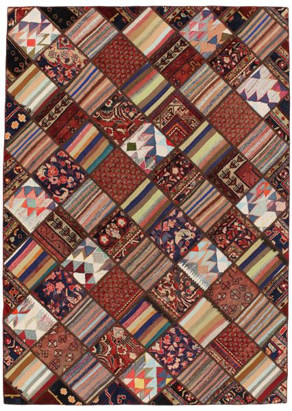 Patchwork Persian Carpet 300x214