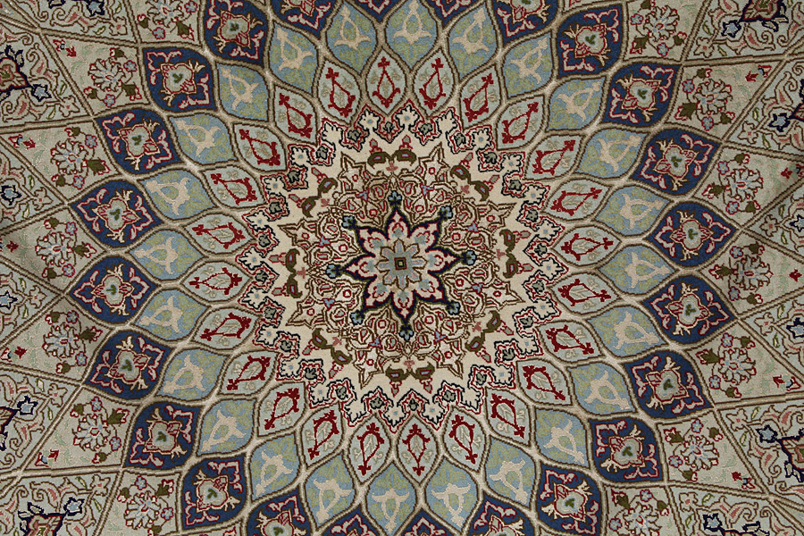 Tabriz Persian Carpet 206x200 - Picture 7