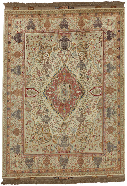 Tabriz Persian Carpet 206x150