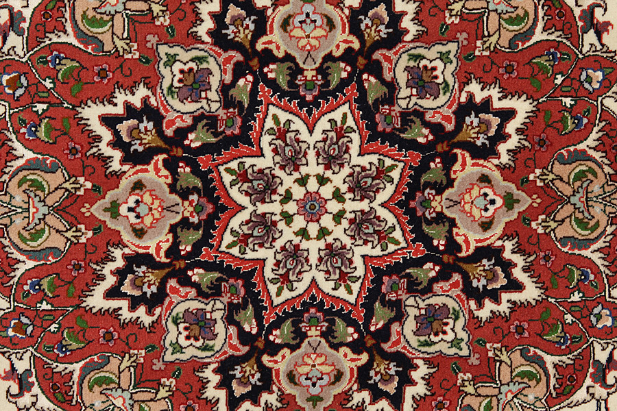 Tabriz Persian Carpet 302x205 - Picture 9