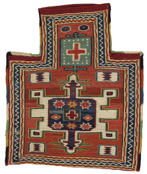 Qashqai - Saddle Bag Persian Carpet 38x32