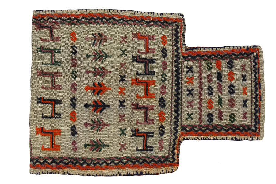 Qashqai - Saddle Bag Persian Carpet 48x34 - Picture 1