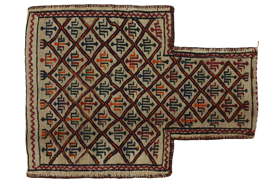 Qashqai - Saddle Bag Persian Carpet 53x40 - Picture 1
