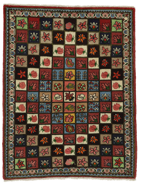 Bakhtiari - Garden Persian Carpet 134x103