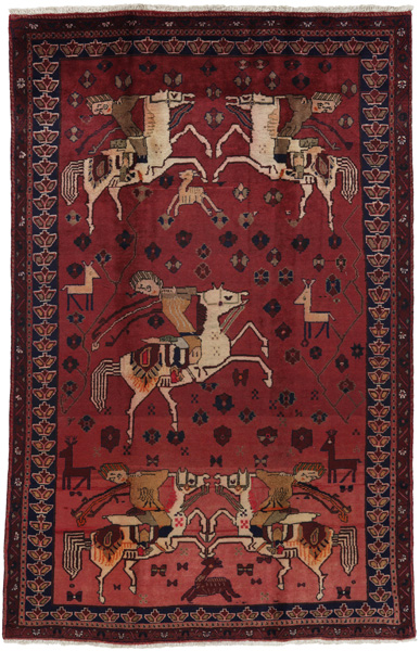 Afshar - Sirjan Persian Carpet 247x160